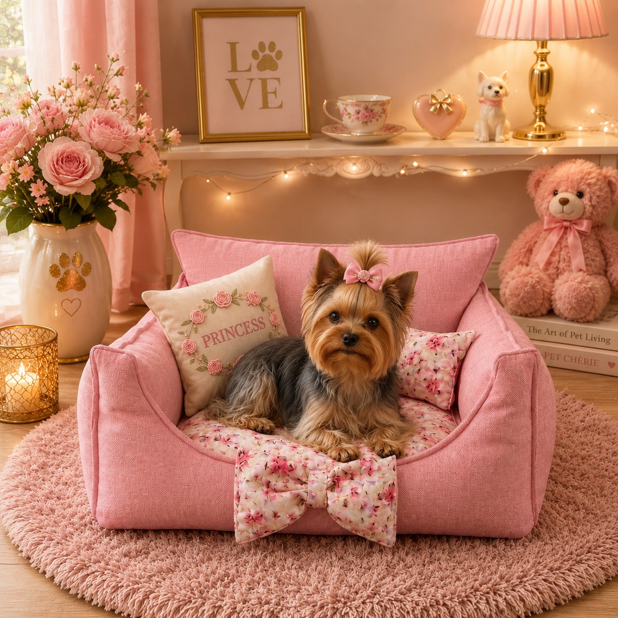 Cuccia per Cani Personalizzabile Cotone - Nome Ricamato
